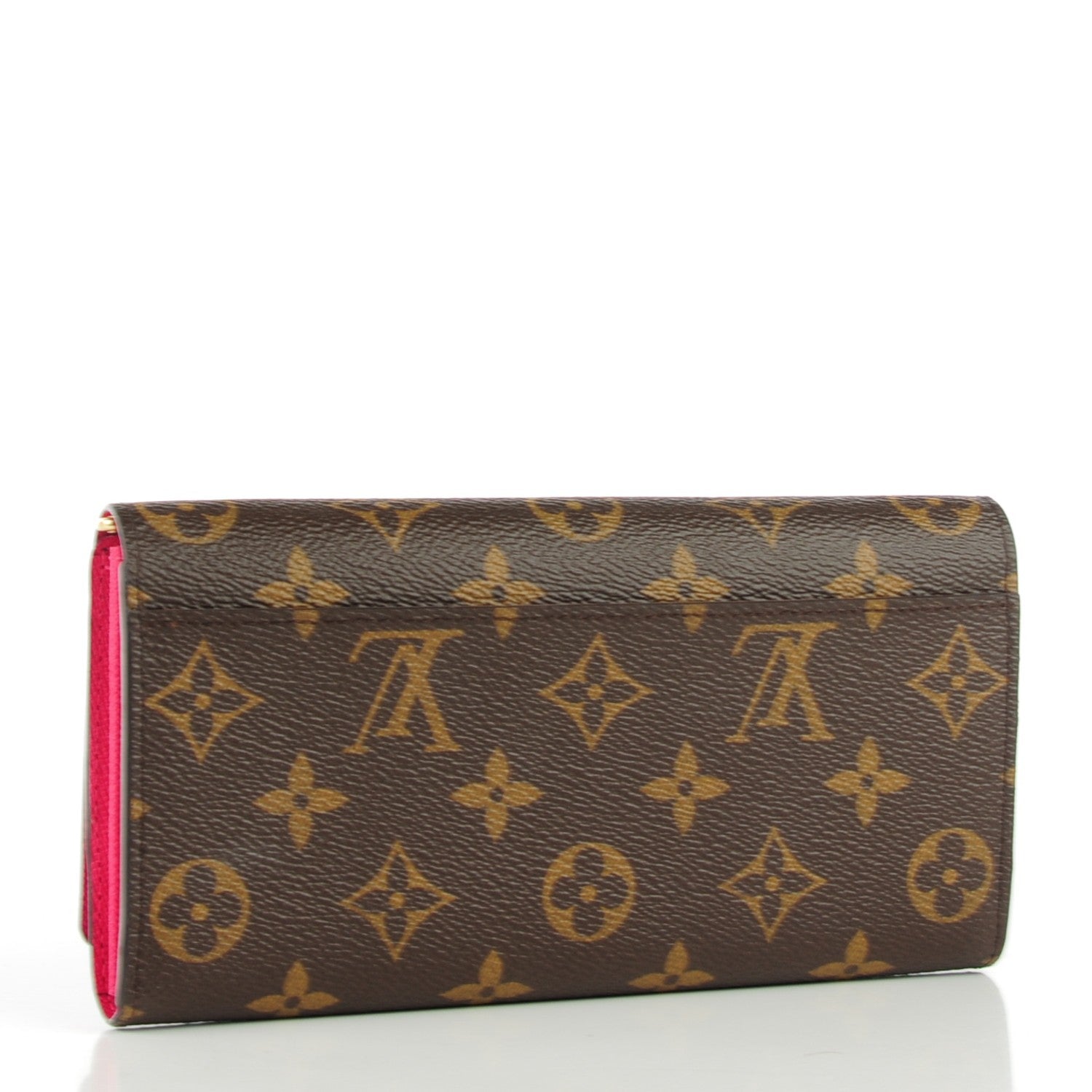 Louis Vuitton Monogram 2015 Christmas Animation Sarah Wallet Hibiscus 3 of 7