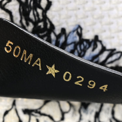 Christian Dior Canvas Embroidered Chardons Toile De Jouy Small Book Tote White Blue 7 of 10