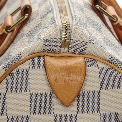 Louis Vuitton Damier Azur Speedy 30 6 of 12