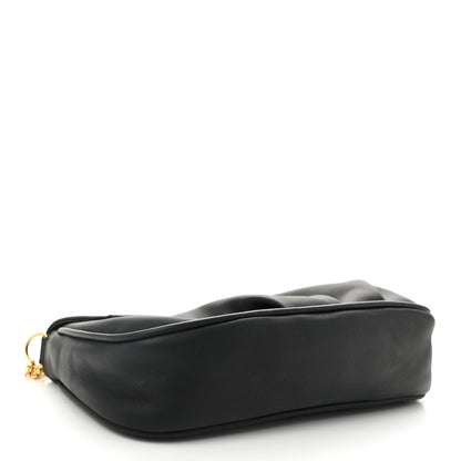 Fendi Vitello Flamingo Fendista Pouchette Crossbody Black 4 of 10