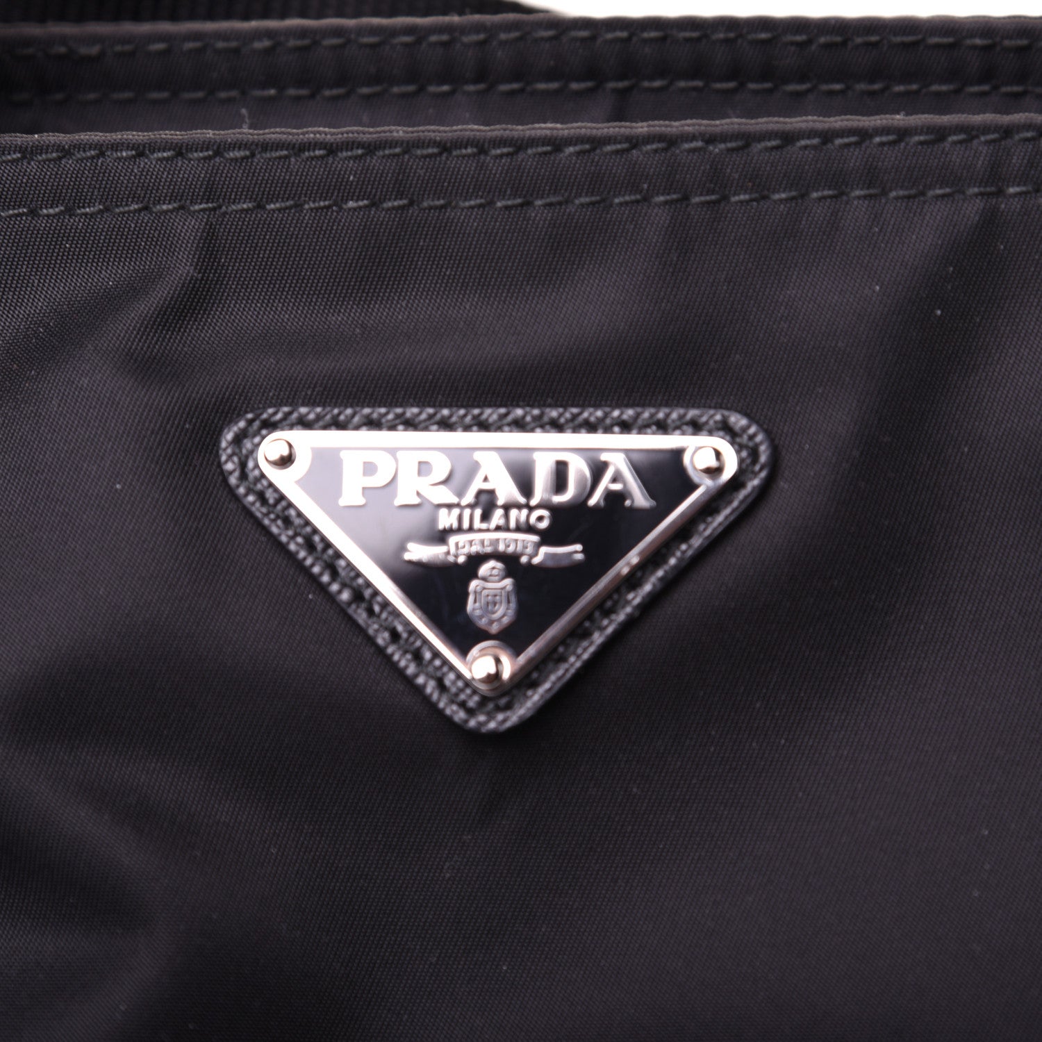 Prada Nylon Tessuto Vela Tote Black 9 of 10
