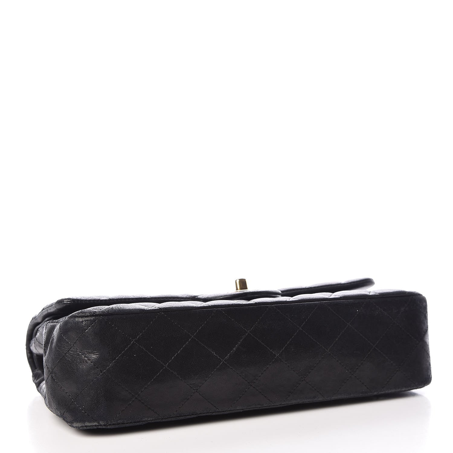 Chanel Lambskin Quilted Medium Double Flap Black 4 of 20