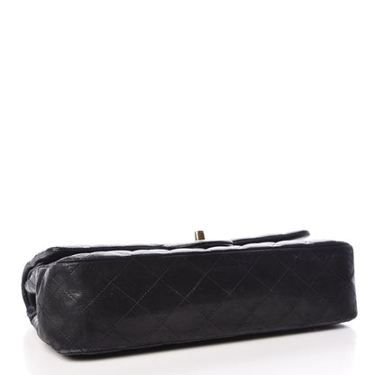 Chanel Lambskin Quilted Medium Double Flap Black 4 of 20