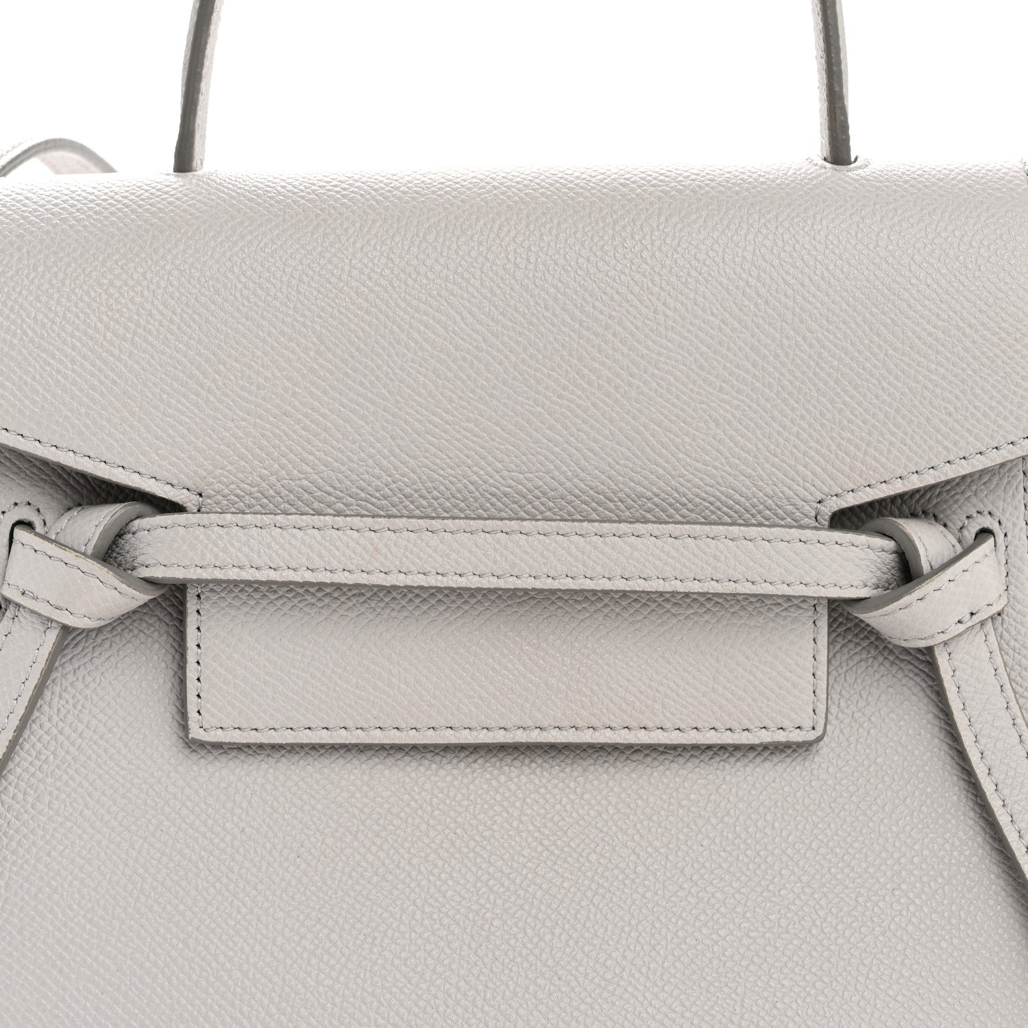 Celine Grained Calfskin Nano Belt Bag Mineral 9 of 12