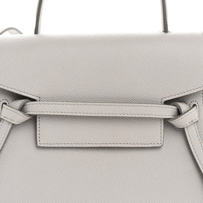 Celine Grained Calfskin Nano Belt Bag Mineral 9 of 12