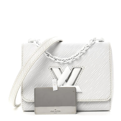 Louis Vuitton Epi Twist Shoulder Bag PM Matte White 3 of 10