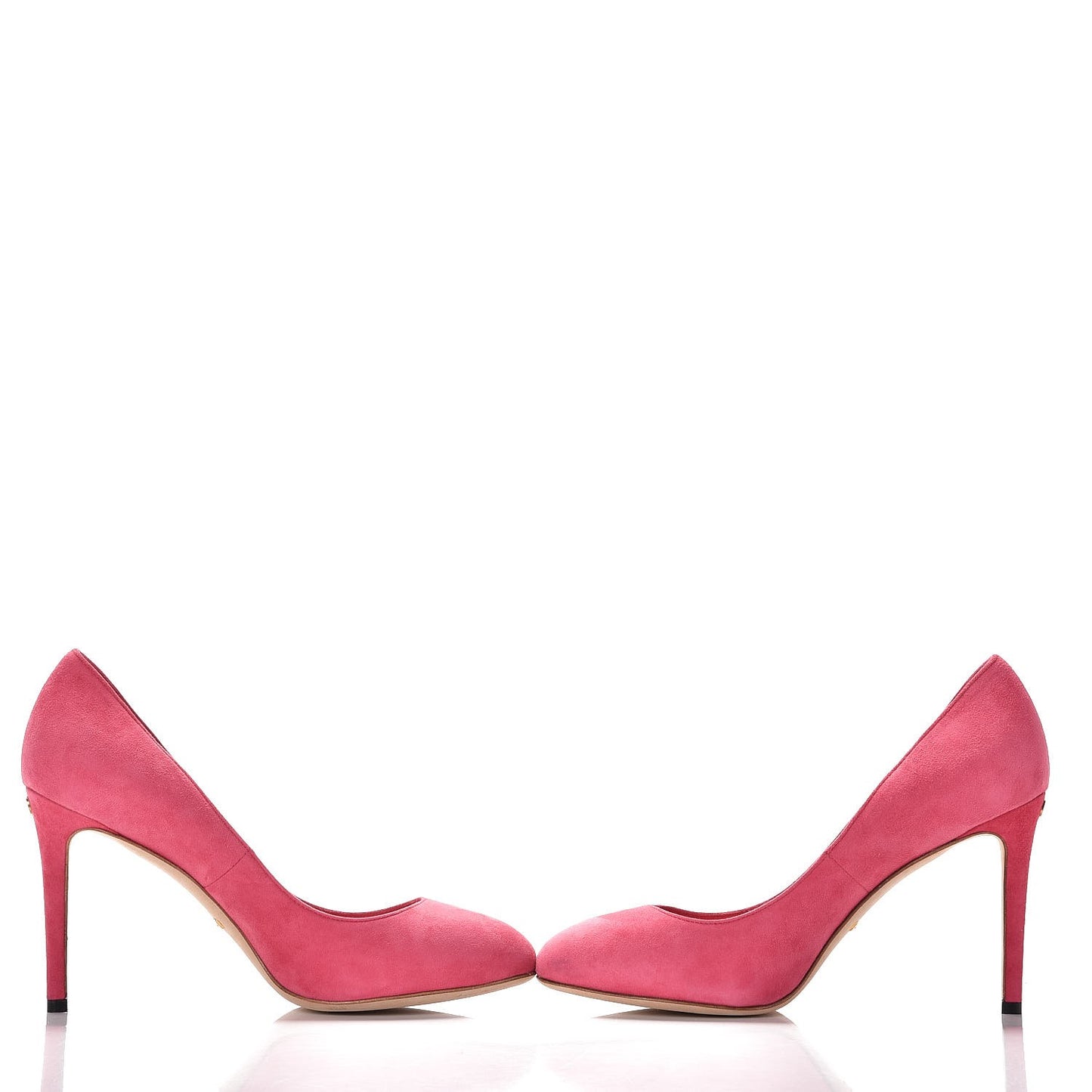 Kid Scamosciato Interlocking G Jennifer Pumps 38 Shocking Pink