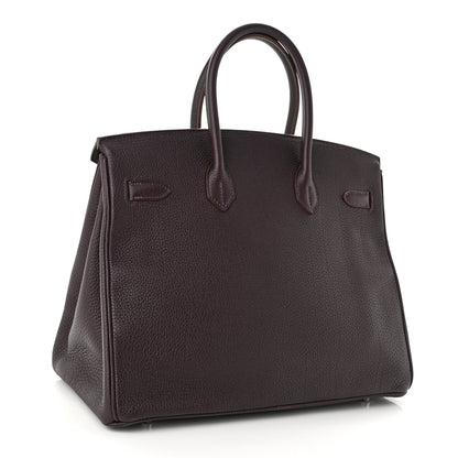 Hermes Togo Birkin 35 Raisin 2 of 10