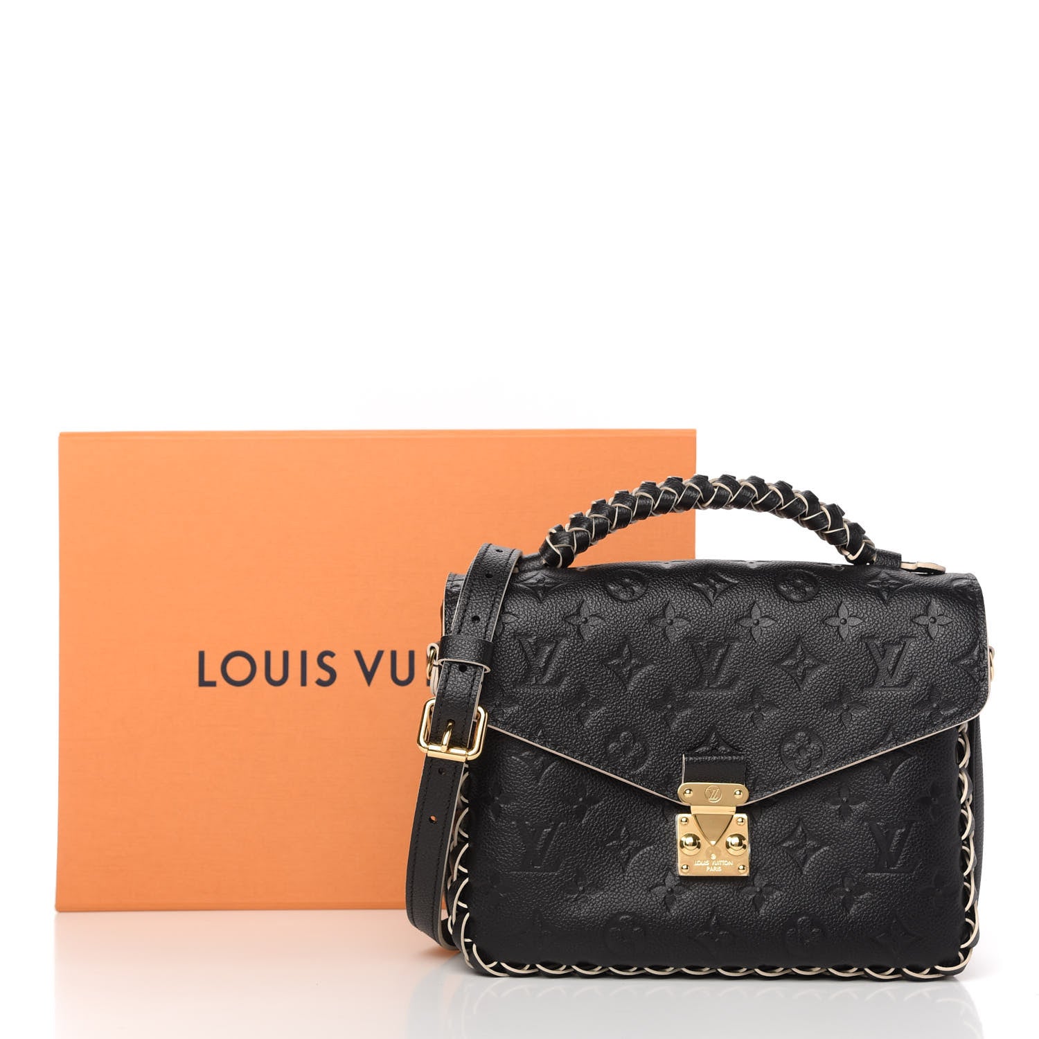 Louis Vuitton Empreinte Braided Pochette Metis Black 10 of 10
