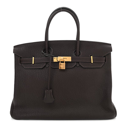 Hermes Fjord Birkin 35 Chocolate 1 of 9