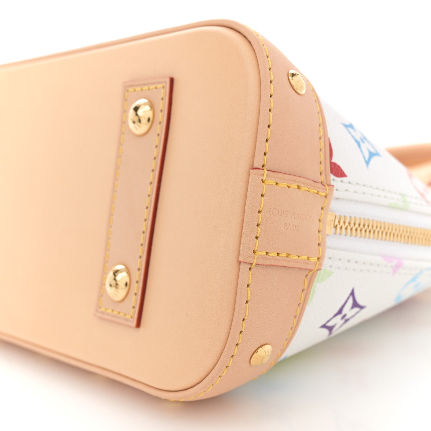 Louis Vuitton LV x TM Monogram Multicolor Alma BB White 9 of 10
