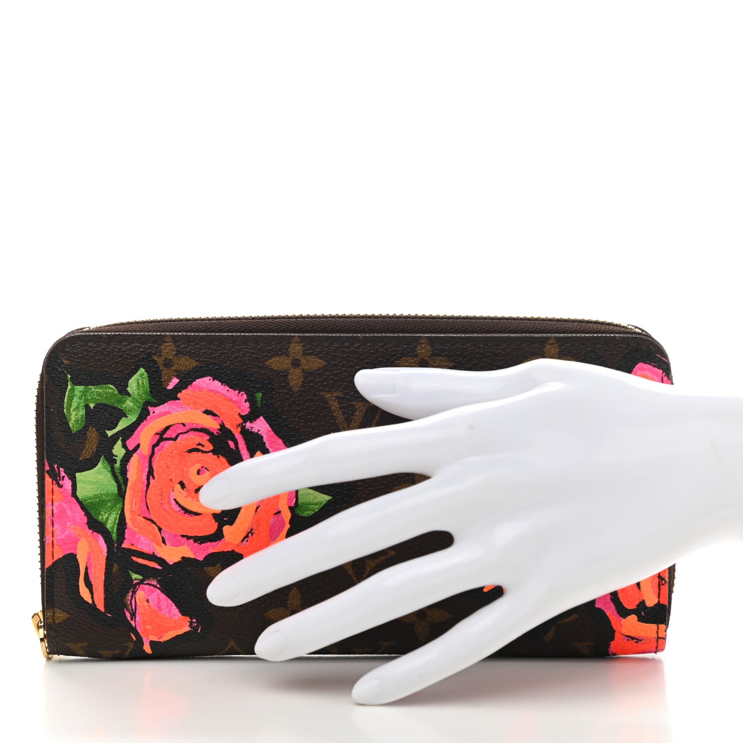 Monogram Roses Zippy Wallet