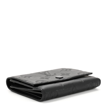 Louis Vuitton Calfskin Monogram Shadow Victor Wallet Ultra Black 4 of 7