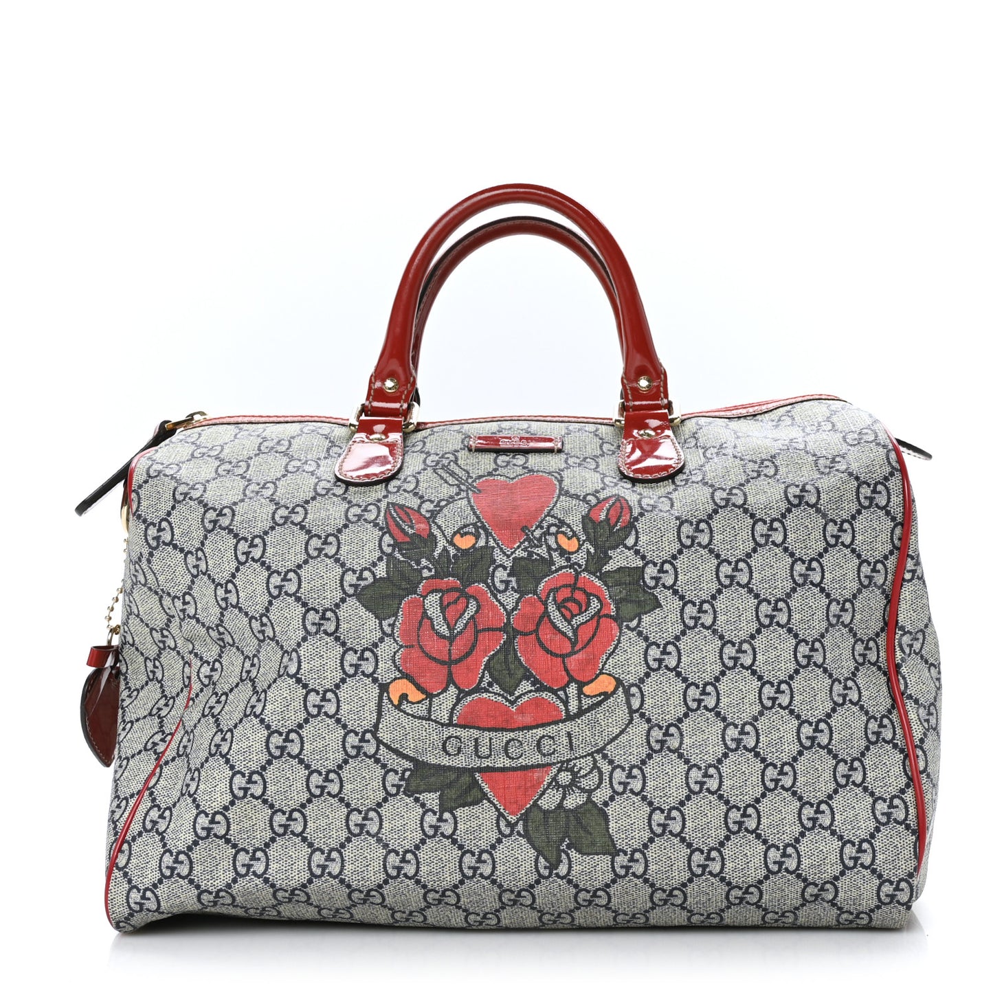 GG Plus Monogram Tattoo Heart Medium Joy Boston Red