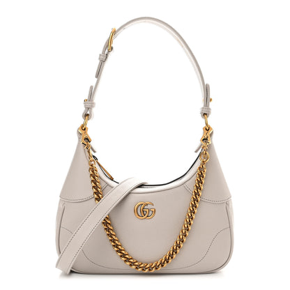 Gucci Goatskin Small Aphrodite Shoulder Bag Mystic White 1 of 10
