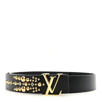 Louis Vuitton Calfskin Suntulle Studs 80cm Belt 90 36 Black 1 of 4
