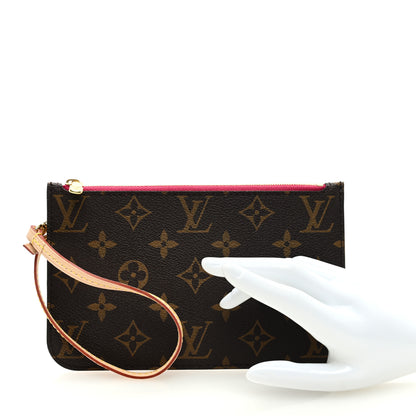 Louis Vuitton Monogram Neverfull MM GM Pochette Pivoine 2 of 6