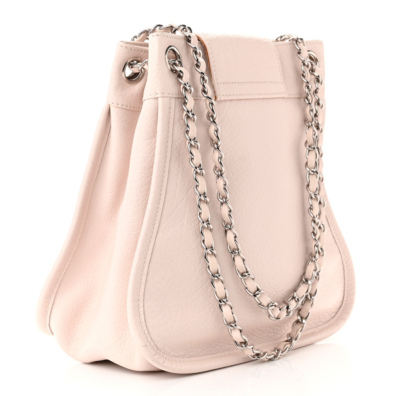 Chanel Calfskin Mademoiselle Shoulder Bag Light Pink 3 of 15