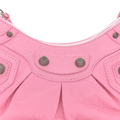 Balenciaga Agneau Arena Le Cagole Shoulder Bag XS Candy Pink 9 of 12