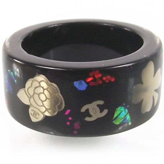 Lucite CC Coco Lucky Charms Ring