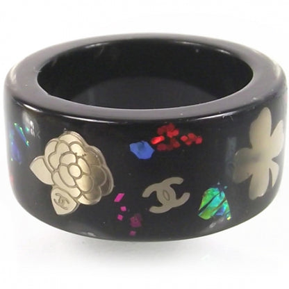 Chanel Lucite CC Coco Lucky Charms Ring 1 of 4