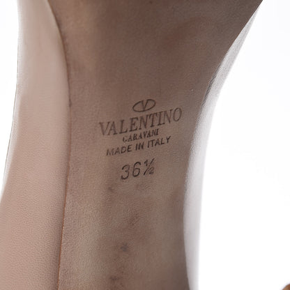 Valentino Garavani Nappa Lace Up Pumps 36.5 Beige 8 of 13