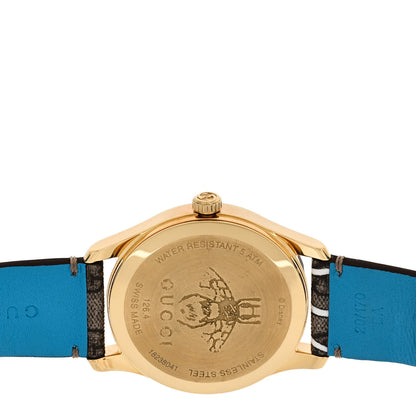 Gucci X DISNEY Stainless Steel Canvas 38mm G-Timeless Donald Duck Quartz Watch 4 of 8