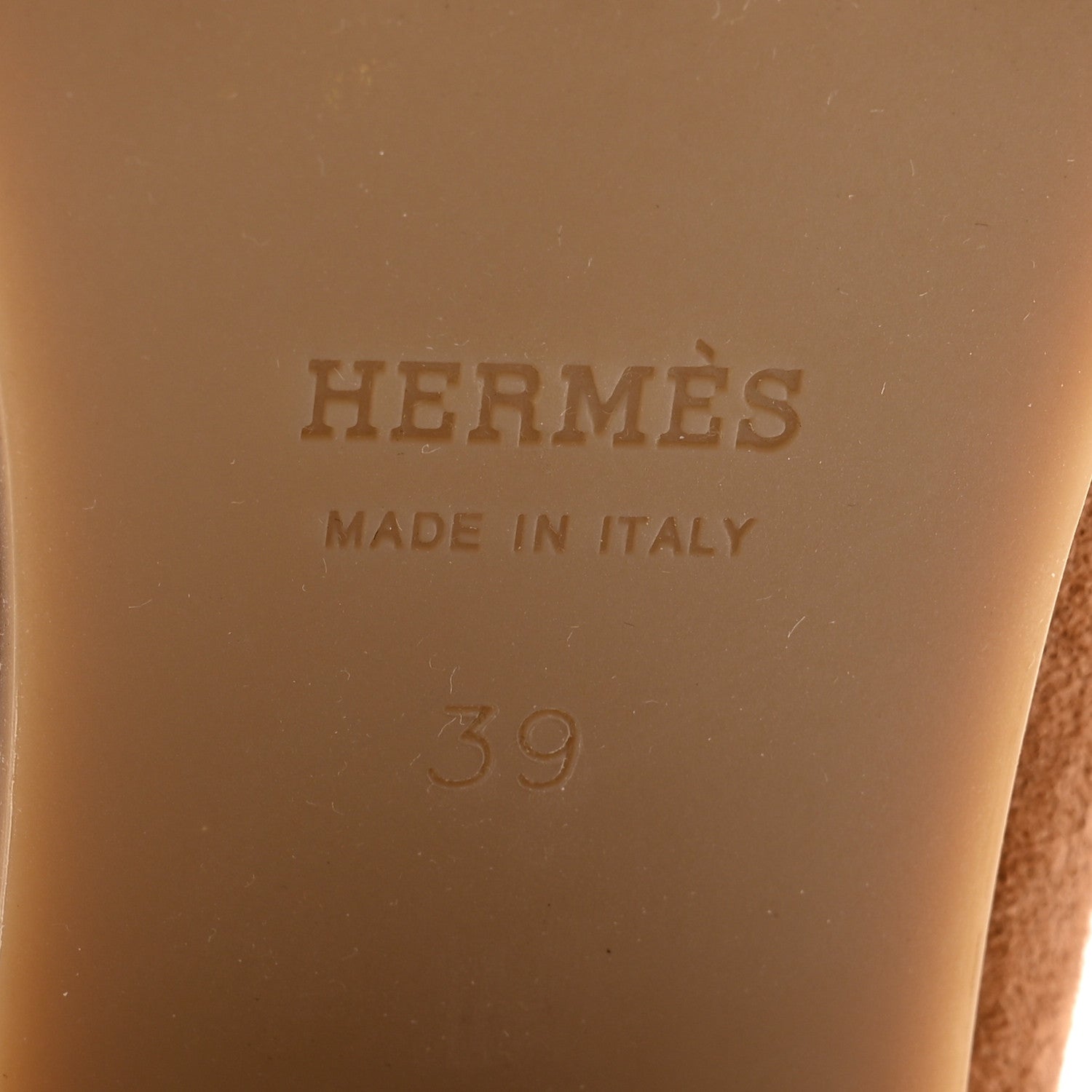 Hermes Suede Woolskin Goatskin Flore 60 Mules 39 Brun Amourette Ecru 14 of 20