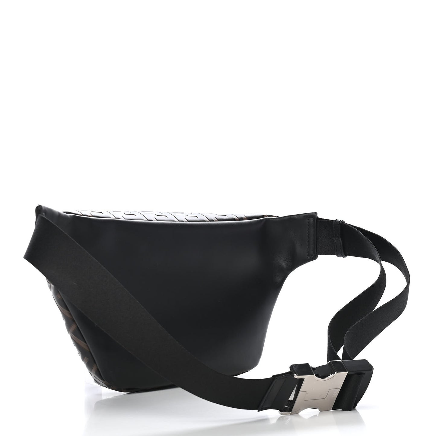 Vitello Century Bi-Color FF 1974 Embossed Belt Bag Maya Black