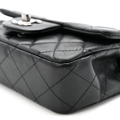 Chanel Lambskin Quilted Extra Mini Rectangular Flap Black 10 of 10