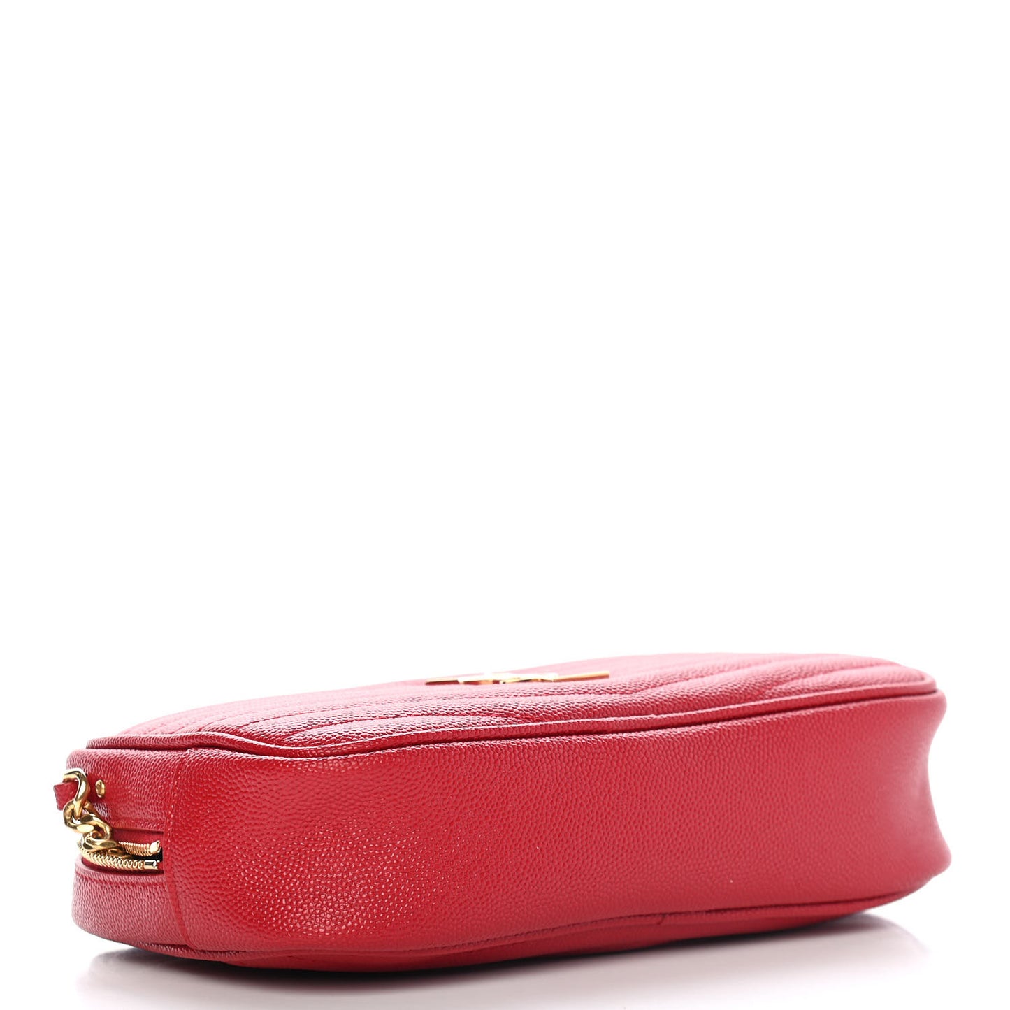 Grain De Poudre Matelasse Monogram Mini Lou Camera Bag Eros Red