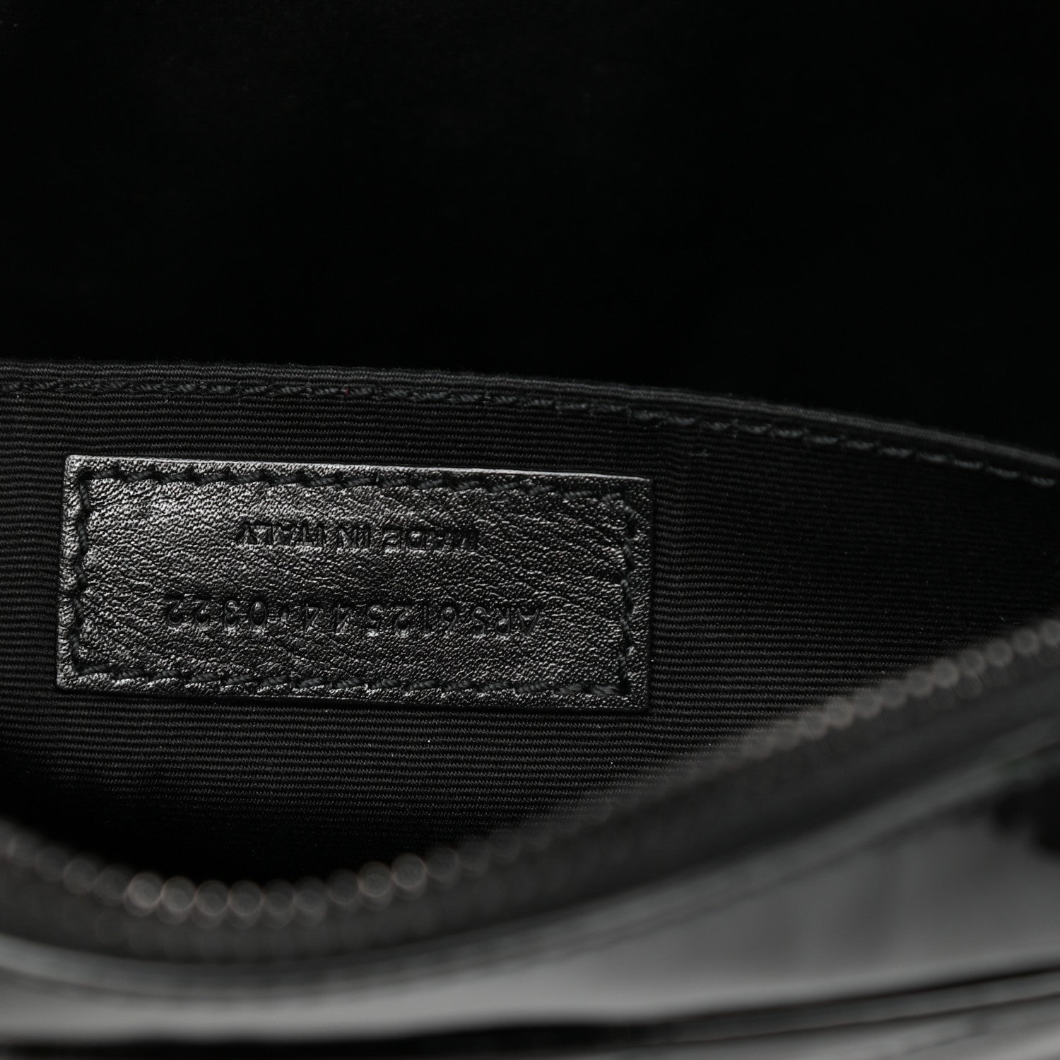 Saint Laurent Patent Calfskin Matelasse Monogram Lou Camera Bag Black 7 of 11