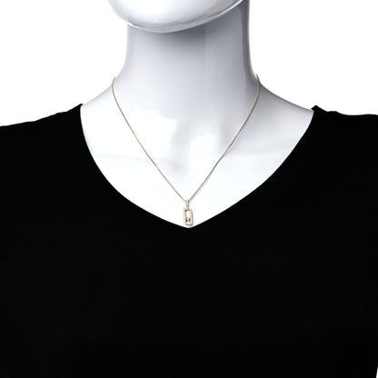 Messika 18K Yellow Gold Diamond LM Move Uno Pave Pendant Necklace 2 of 6