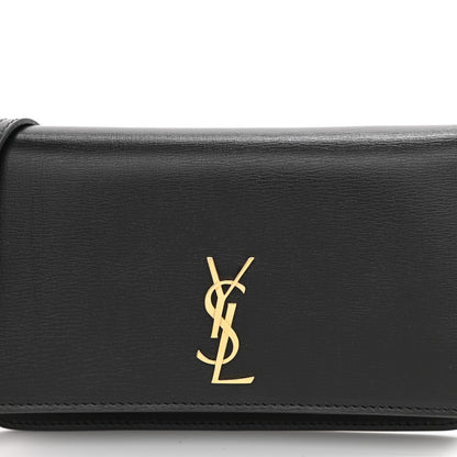 Saint Laurent Smooth Calfskin Monogram Phone Holder Crossbody Black 13 of 16
