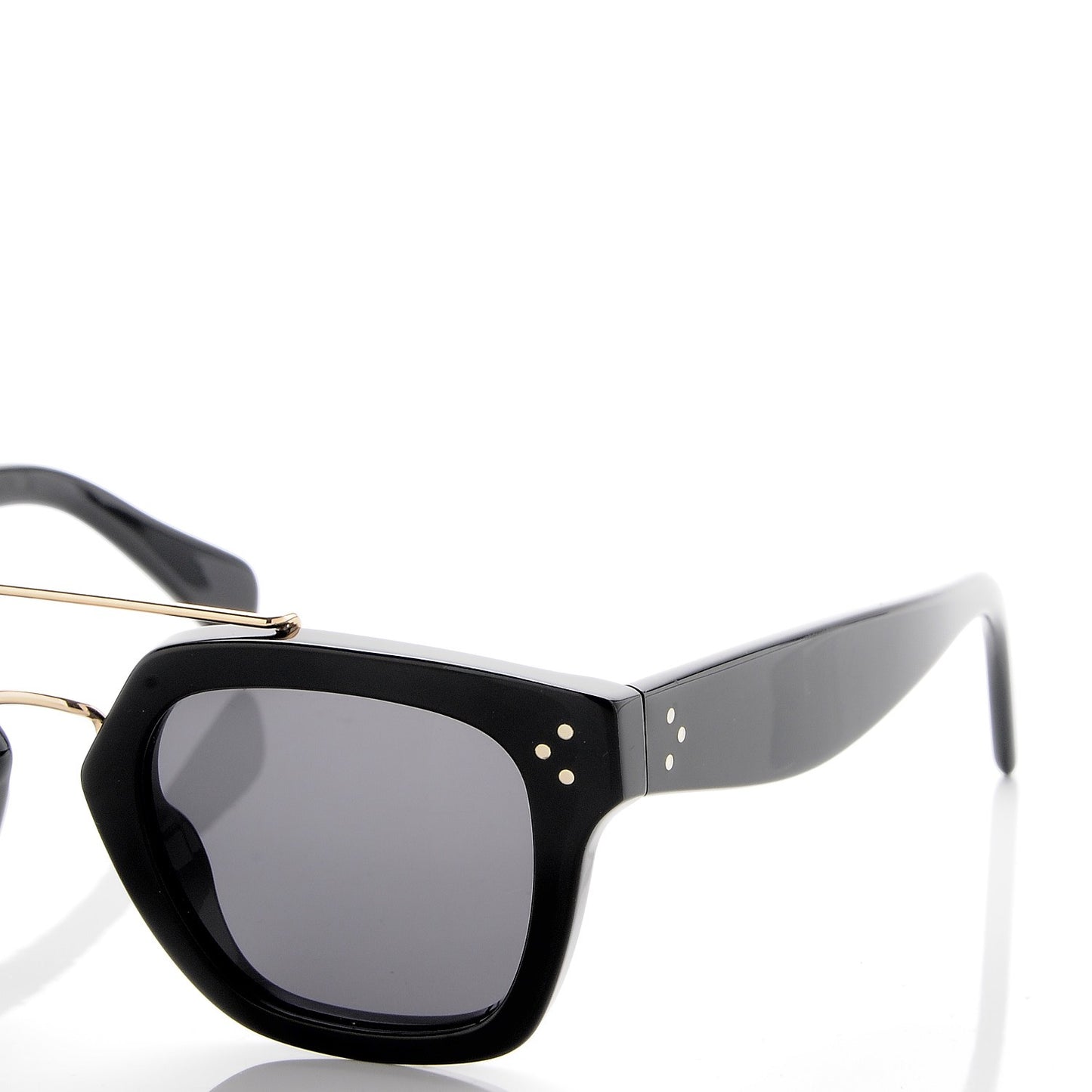 Acetate Bridge Sunglasses CL41077/S Black
