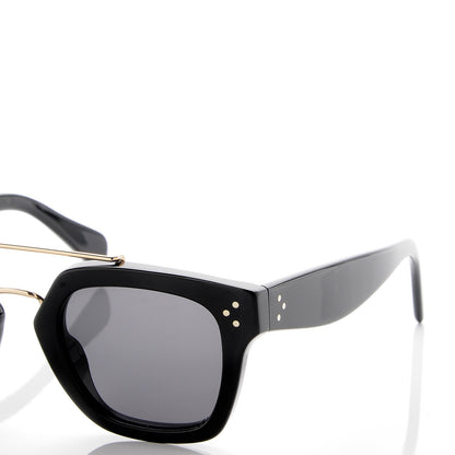 Celine Acetate Bridge Sunglasses CL41077/S Black 7 of 8