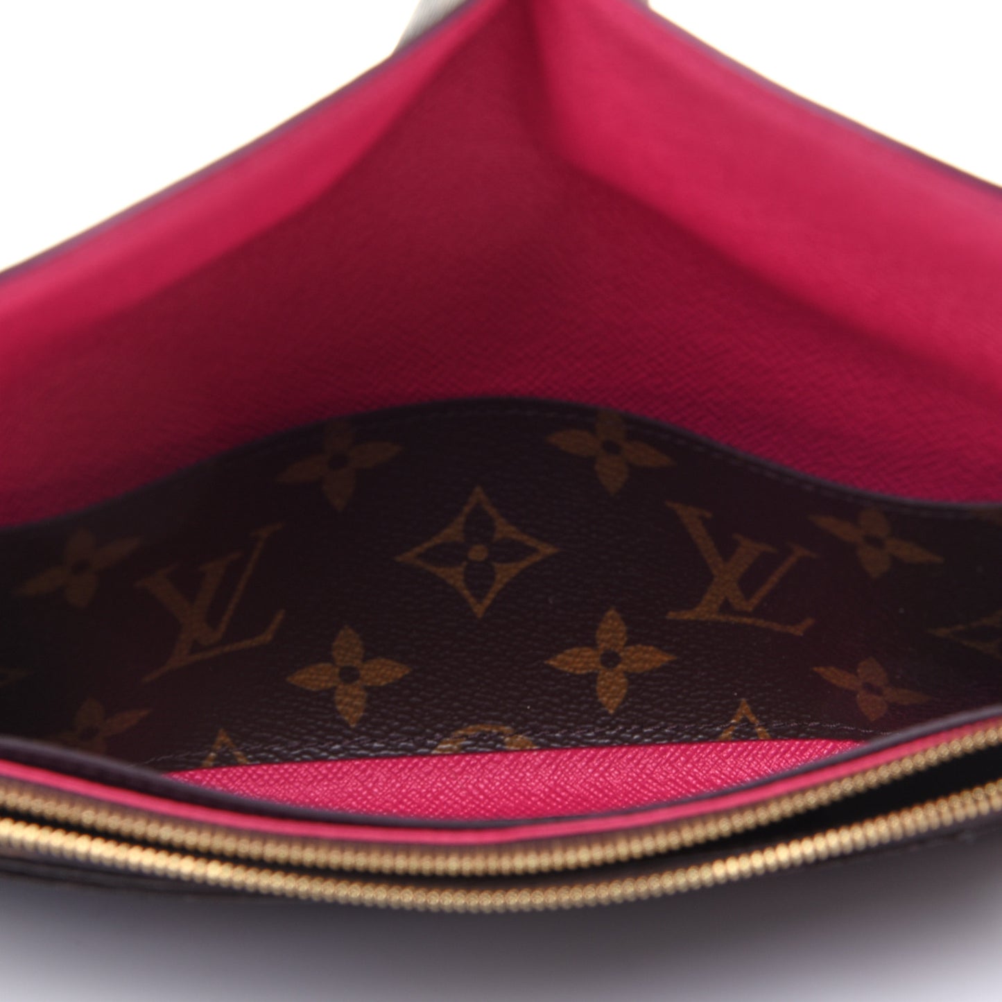 Monogram Emilie Wallet Hot Pink
