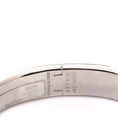 Hermes Enamel Narrow Clic Clac H Bracelet PM Black 4 of 6