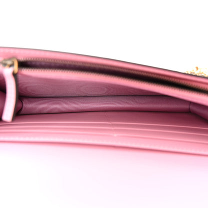 Gucci GG Supreme Monogram Strawberry Chain Wallet 5 of 10