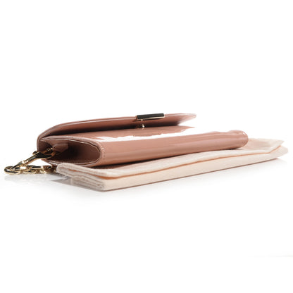 Jimmy Choo Patent Riane Clutch Blush 4 of 7