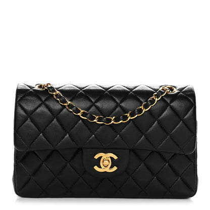 Chanel Lambskin Quilted Small Double Flap Black 1 of 13