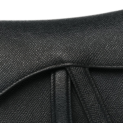 Christian Dior Grained Calfskin Mini Saddle Bag Black 7 of 10