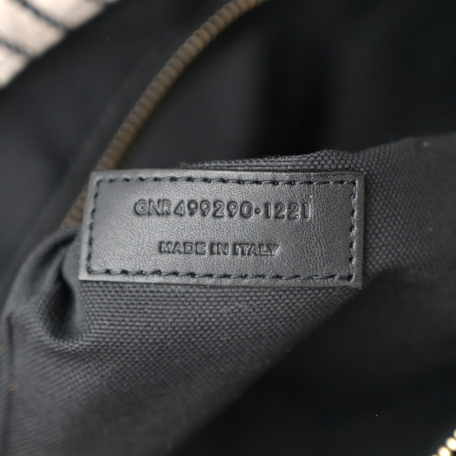 Saint Laurent Embroidered Cotton Linen Rive Gauche Noe Tote Natural Black 7 of 14