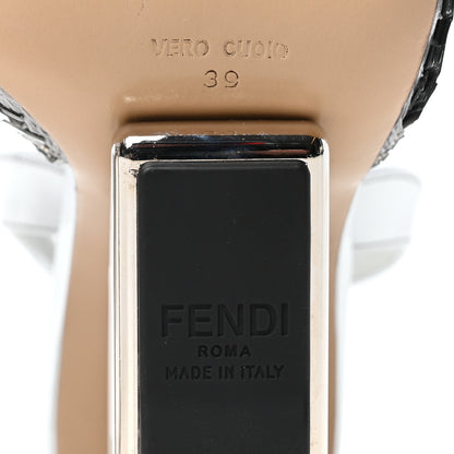 Fendi Crystal Fendi First Slingback Pump 37 39 Grigio 7 of 9