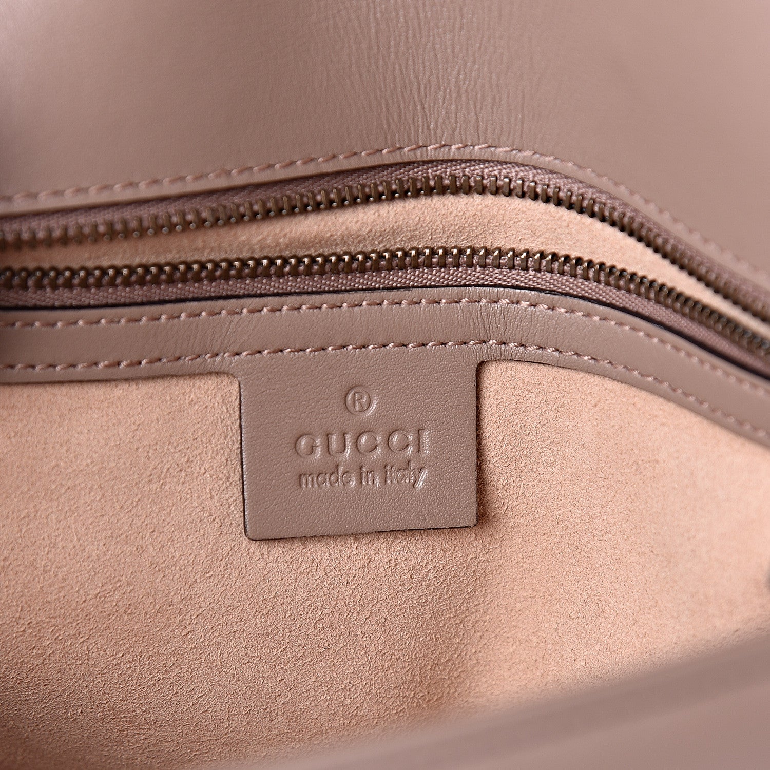 Gucci Calfskin Matelasse Small GG Marmont Shoulder Bag Porcelain Rose 6 of 10