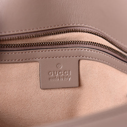 Gucci Calfskin Matelasse Small GG Marmont Shoulder Bag Porcelain Rose 6 of 10