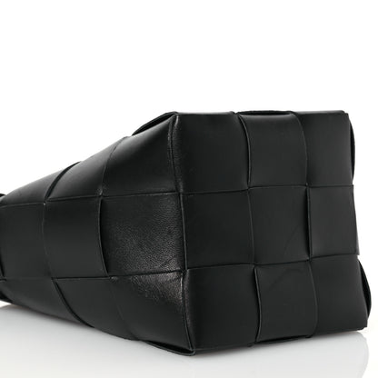 Bottega Veneta Nappa Maxi Intrecciato Small Cassette Bucket Bag Black 7 of 11