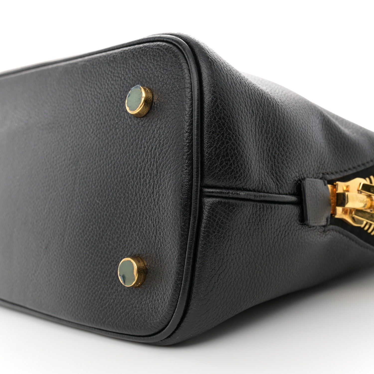 Tom Ford Pebbled Calfskin Medium Jennifer Zip Tote Black 10 of 12