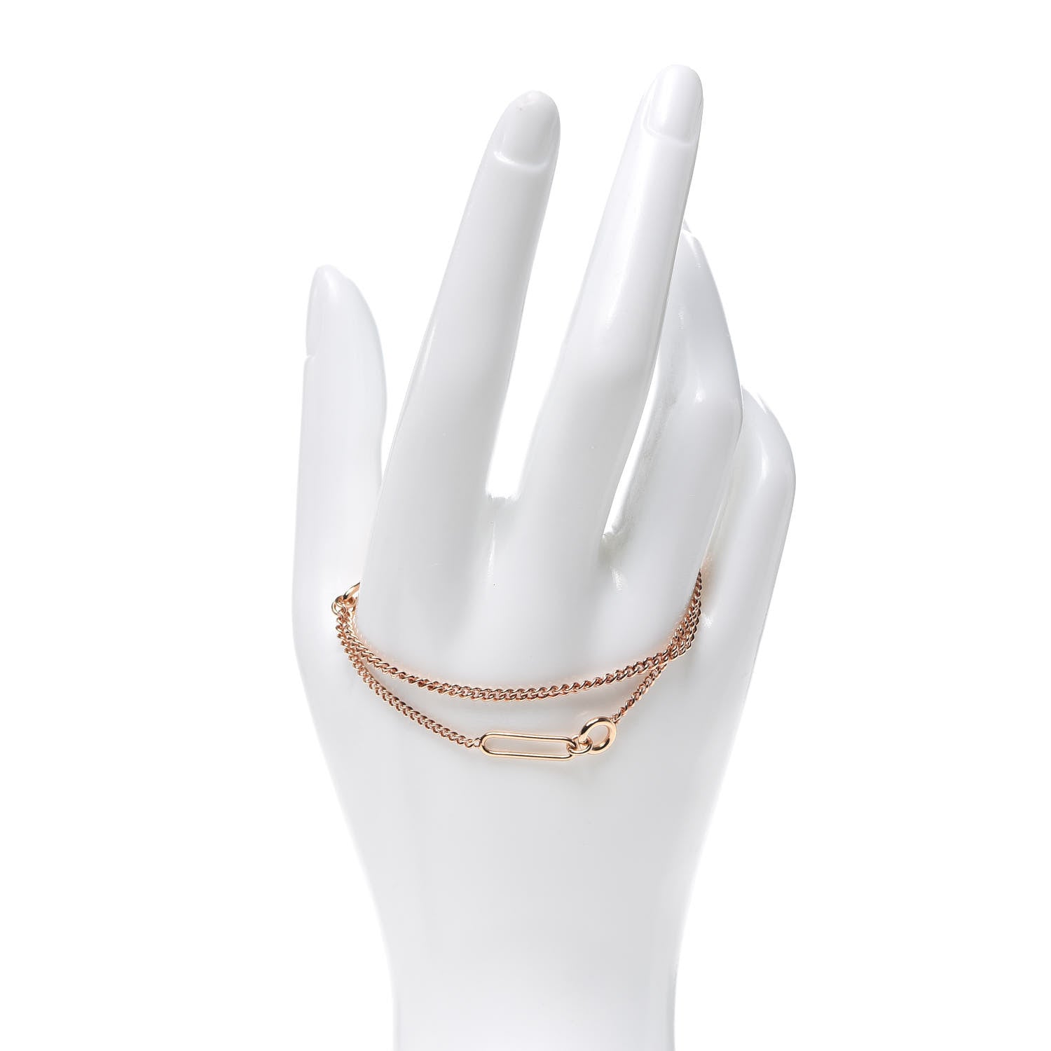 Hermes 18K Rose Gold Echappee Bracelet SH 2 of 5
