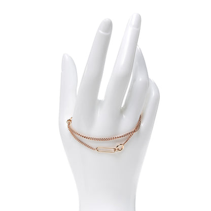 Hermes 18K Rose Gold Echappee Bracelet SH 2 of 5